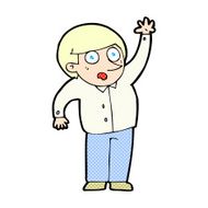 comic cartoon man asking question
