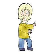 comic cartoon mustache man