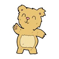 comic cartoon teddy bear