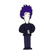 comic cartoon vampire man N2