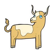 comic cartoon cow