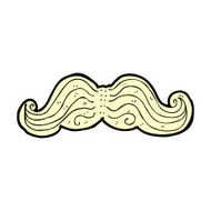 comic cartoon mustache