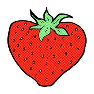 comic cartoon strawberry