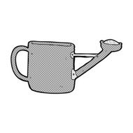 watering can comic cartoon