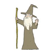comic cartoon old wizard