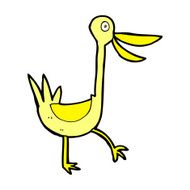 funny comic cartoon duck