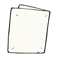 comic cartoon folded card