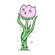 comic cartoon flower N2
