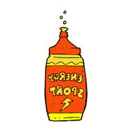 comic cartoon energy drink