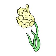 comic cartoon flower N4