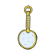 comic cartoon looking glass
