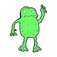 comic cartoon frog