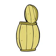 comic cartoon beer barrel