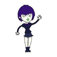 comic cartoon vampire girl N4