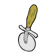 comic cartoon pizza cutter