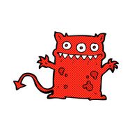 comic cartoon little monster
