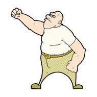 comic cartoon angry man