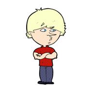 comic cartoon suspicious man N3