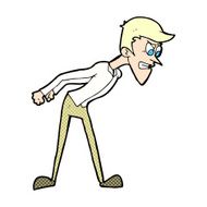 comic cartoon angry man N2