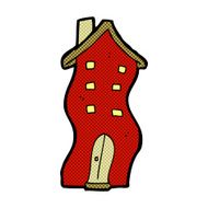 comic cartoon house