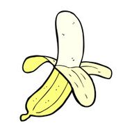 comic cartoon banana