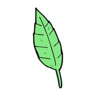 comic cartoon leaf