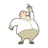 comic cartoon big fat boss
