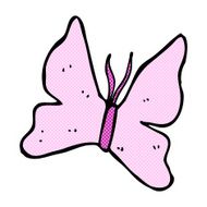 comic cartoon butterfly symbol N2