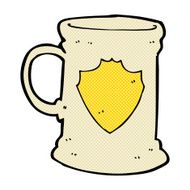 comic cartoon old tankard
