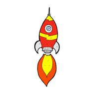 comic cartoon spaceship N2