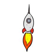 comic cartoon spaceship N3