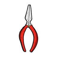 comic cartoon pliers