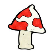 comic cartoon toadstool