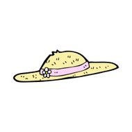 comic cartoon summer hat