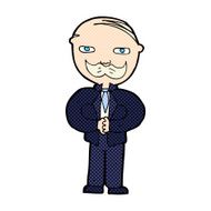 caroton old man with mustache