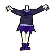 comic cartoon female vampire body (mix and match cartoons