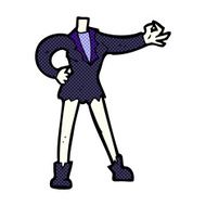 comic cartoon female vampire body (mix and match cartoons N2
