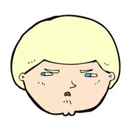 comic cartoon annoyed man
