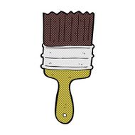 comic cartoon paint brush
