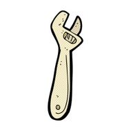 comic cartoon adjustable spanner N2