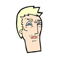 comic cartoon angry face N2