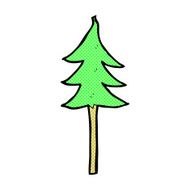 comic cartoon tree symbol