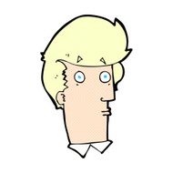 comic cartoon surprised expression