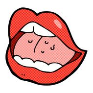 comic cartoon open mouth N2