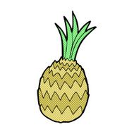 comic cartoon pineapple