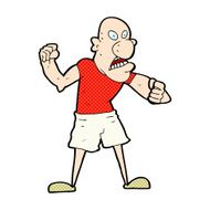 comic cartoon violent man N2