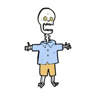 comic cartoon skeleton
