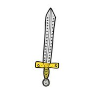 comic cartoon sword N2