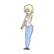 comic cartoon content woman
