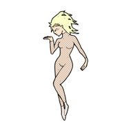 comic cartoon future space woman